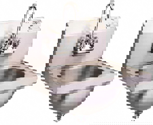 Hand Sink: Wall Mount, 304 Stainless Ste